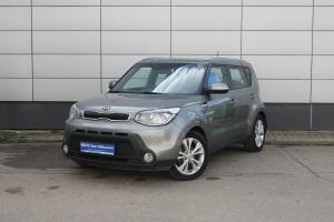 Серый Kia Soul, II 1.6 AT (124 л.с.) 2014