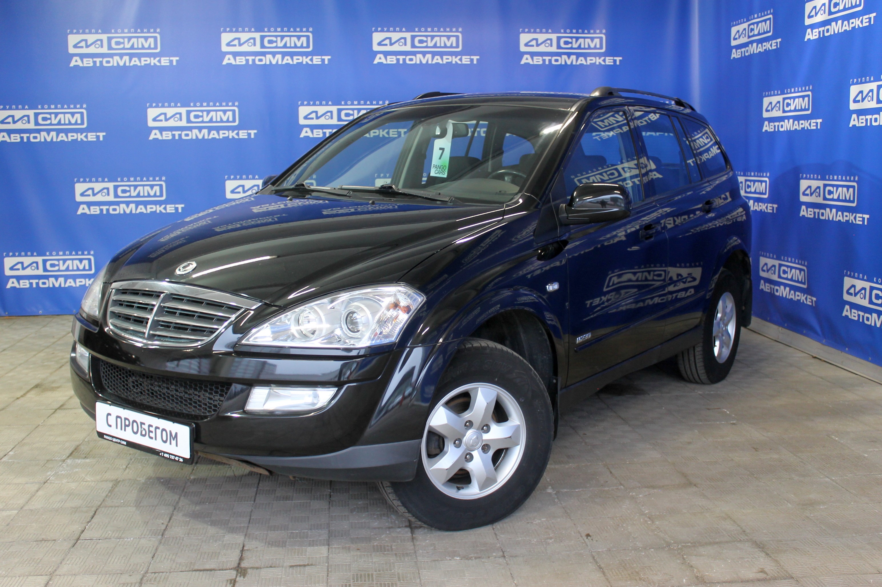 черный SsangYong Kyron 2.3 MT (150 л.с.) 4WD 2012