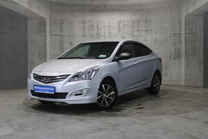Серый Hyundai Solaris 1.6 MT (123 л.с.) 2016
