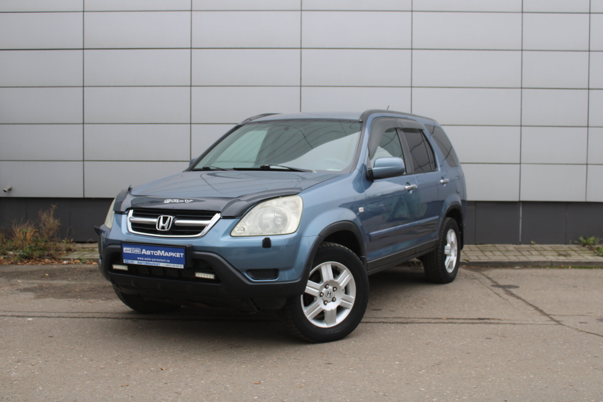 Голубой Honda CR-V 2.0 MT (150 л.с.) 4WD 2004