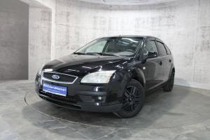 Черный Ford Focus 1.6 AT (100 л.с.) 2005
