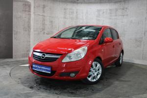 Красный Opel Corsa 1.2 AMT (80 л.с.) 2008