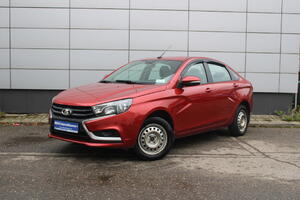Красный Lada (ВАЗ) Vesta 1.6 MT (106 л.с.) 2016