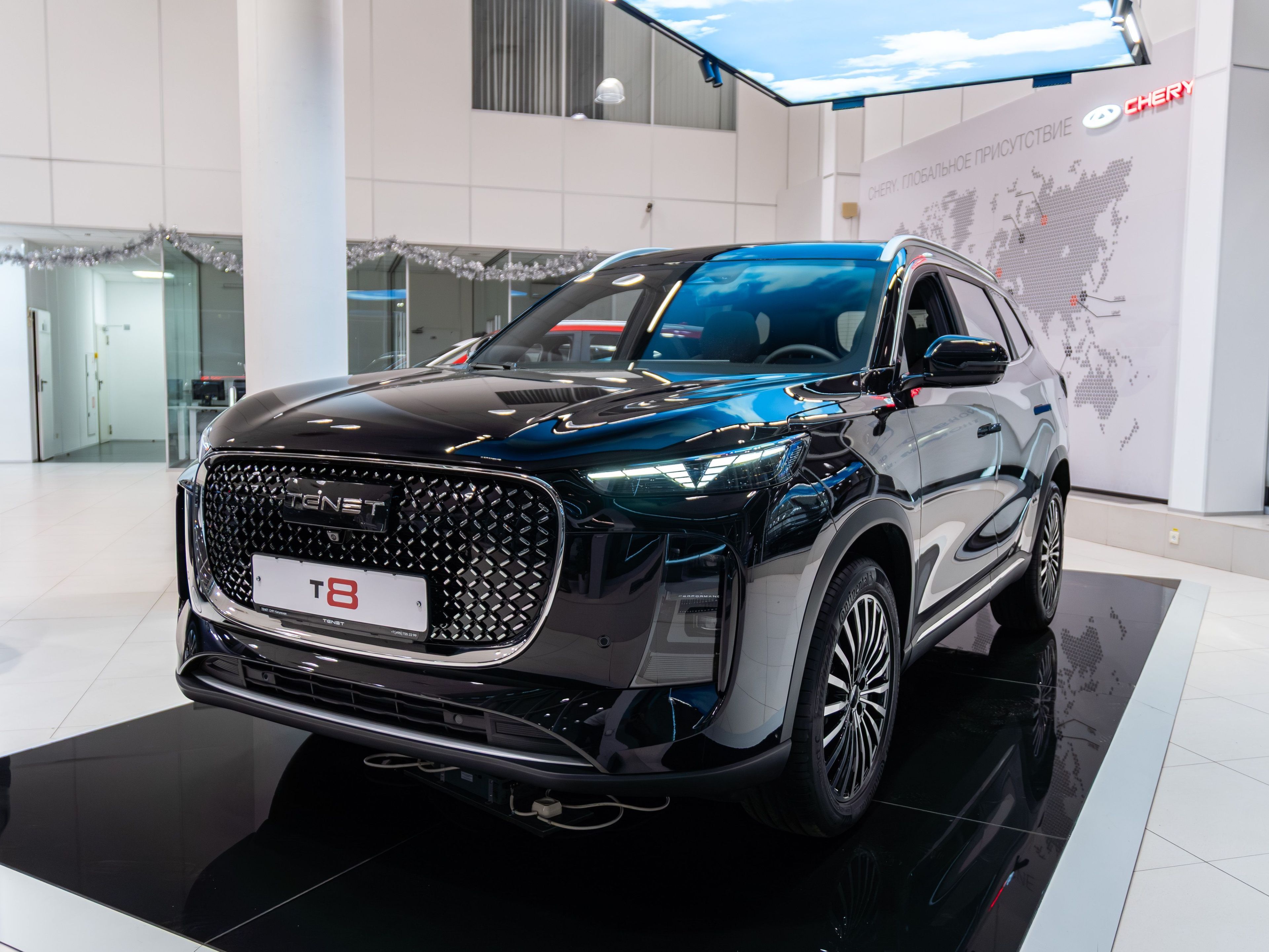 Черный TENET T8 2.0 AMT (197 л.с.) 4WD 2026