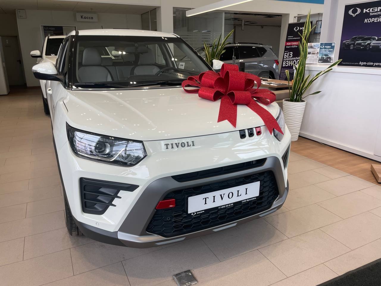 белый KGM Tivoli 1.5 AT (163 л.с.) 2025