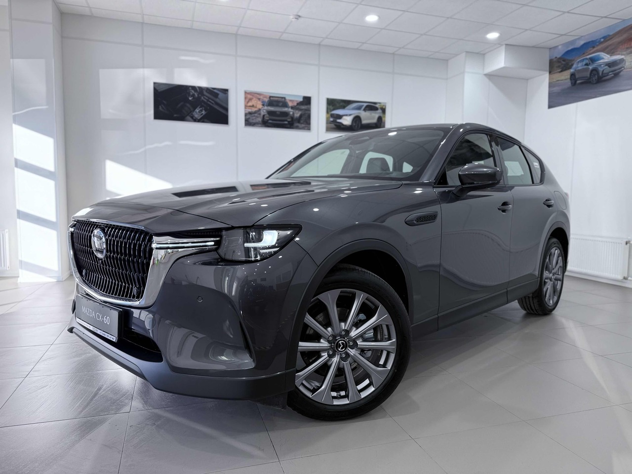 серый Mazda CX-60 2.5 AT (188 л.с.) 4WD 2025