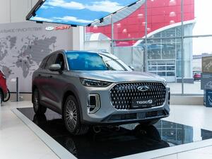 Серый CHERY Tiggo 9 2.0 AT (249 л.с.) 4WD 2025