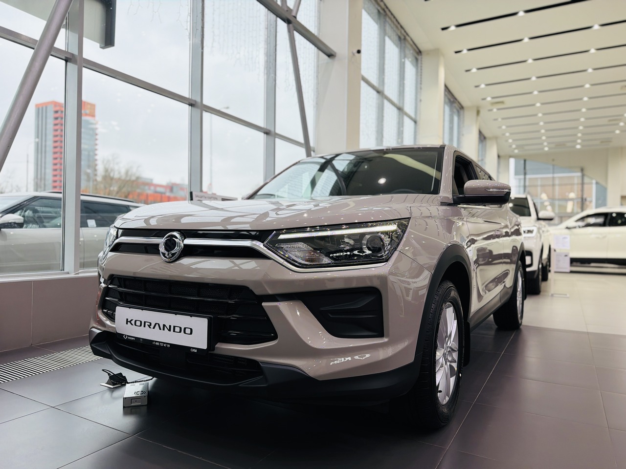 бежевый KGM Korando 1.5 AT (163 л.с.) 2025