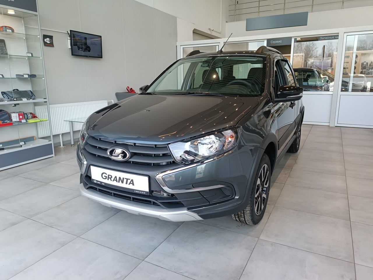 серый Lada (ВАЗ) Granta Cross 1.6 MT (90 л.с.) 2026