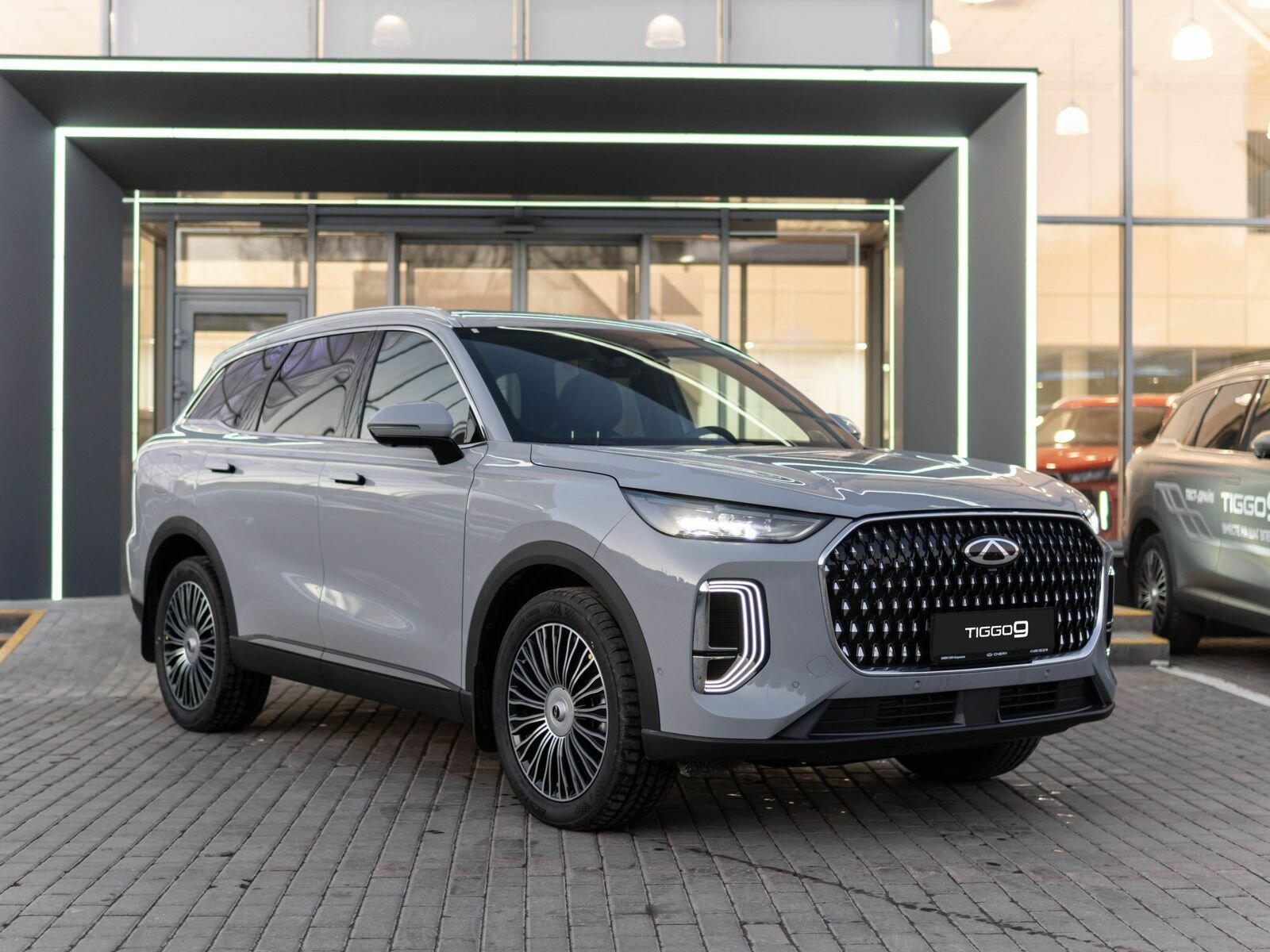 Серый CHERY Tiggo 9 2.0 AT (249 л.с.) 4WD 2025