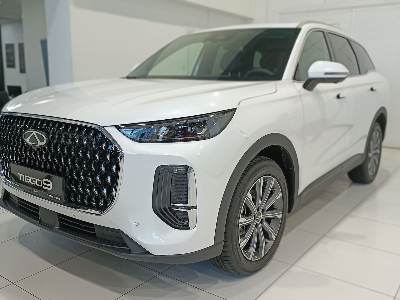 белый Chery Tiggo 9 2.0 AT (249 л.с.) 4WD 2024