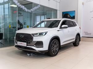 Белый Chery Tiggo 8 Pro Max 2.0 AMT (197 л.с.) 4WD 2025