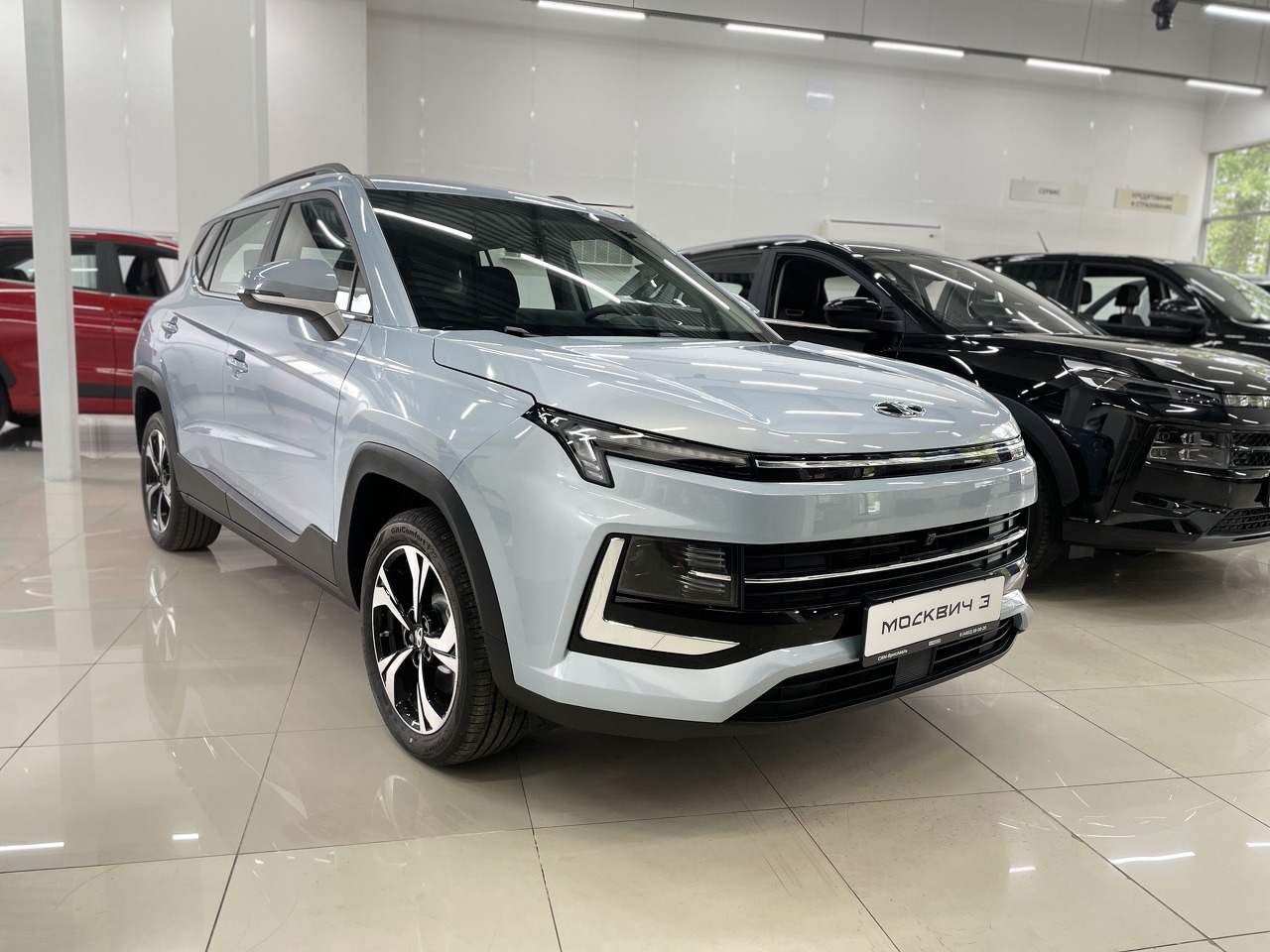 голубой Москвич 3 1.5 CVT (136 л.с.) 2025