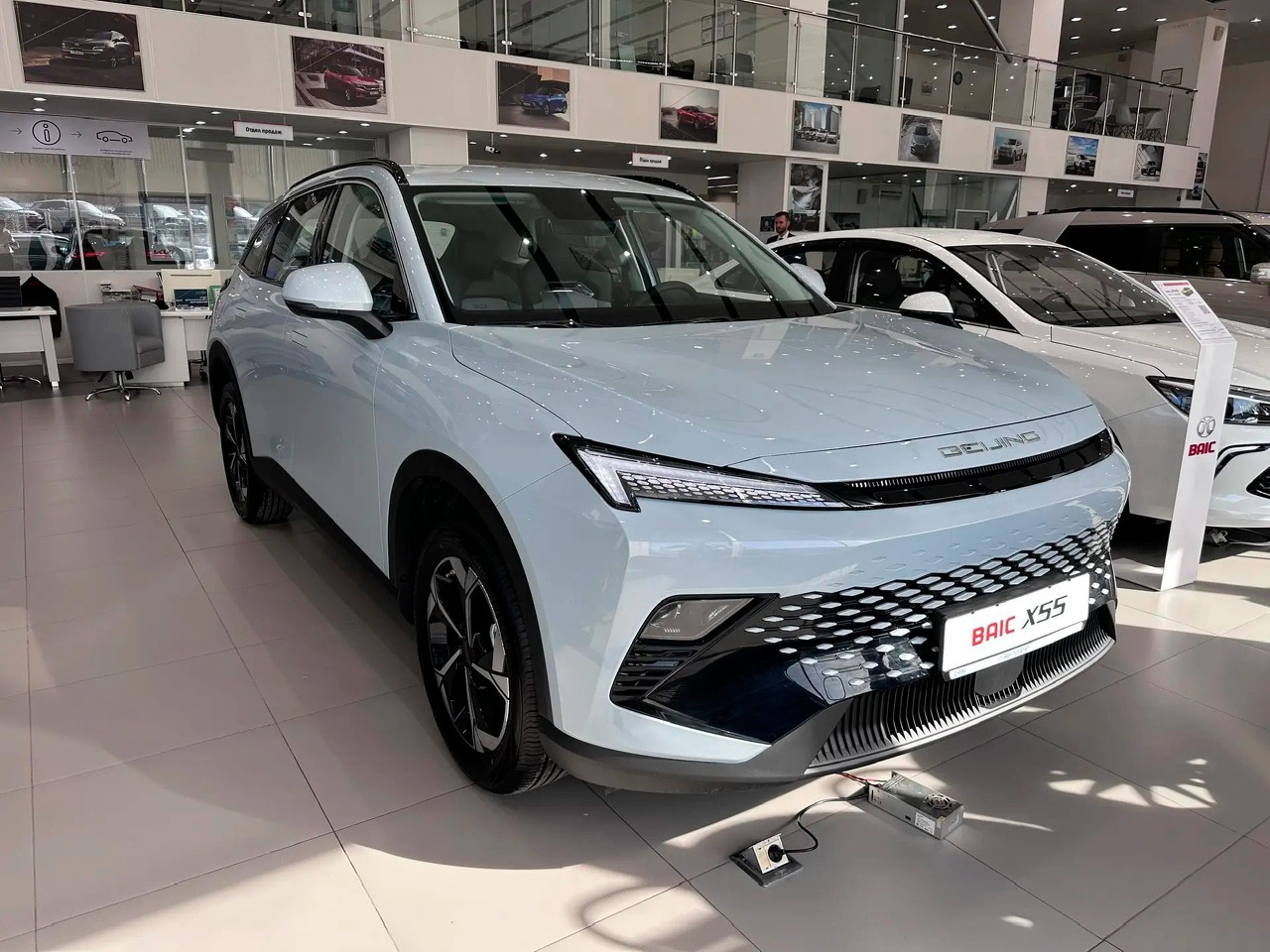 Серый BAIC X55 1.5 AMT (177 л.с.) 2025