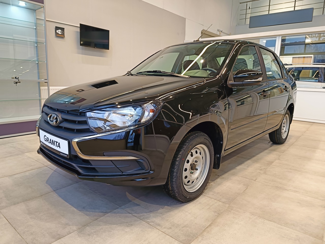 черный Lada (ВАЗ) Granta 1.6 MT (90 л.с.) 2025
