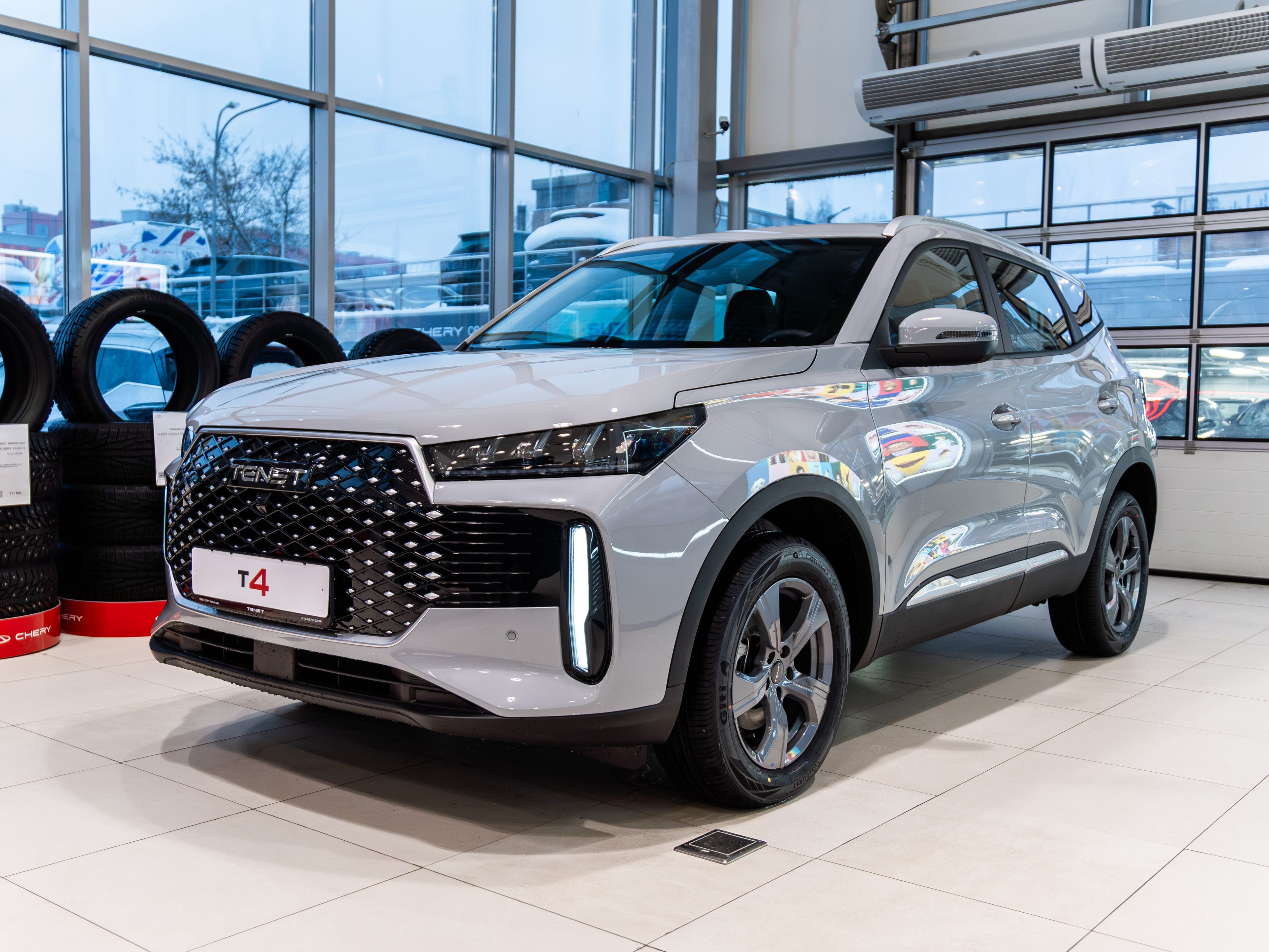 Серый TENET T4 1.5 AMT (147 л.с.) 4WD 2025