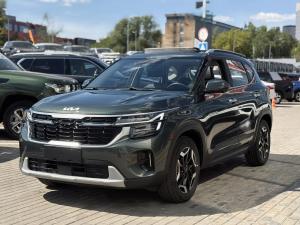 зеленый Kia Seltos, I Рестайлинг 1.5 CVT (115 л.с.) 2026