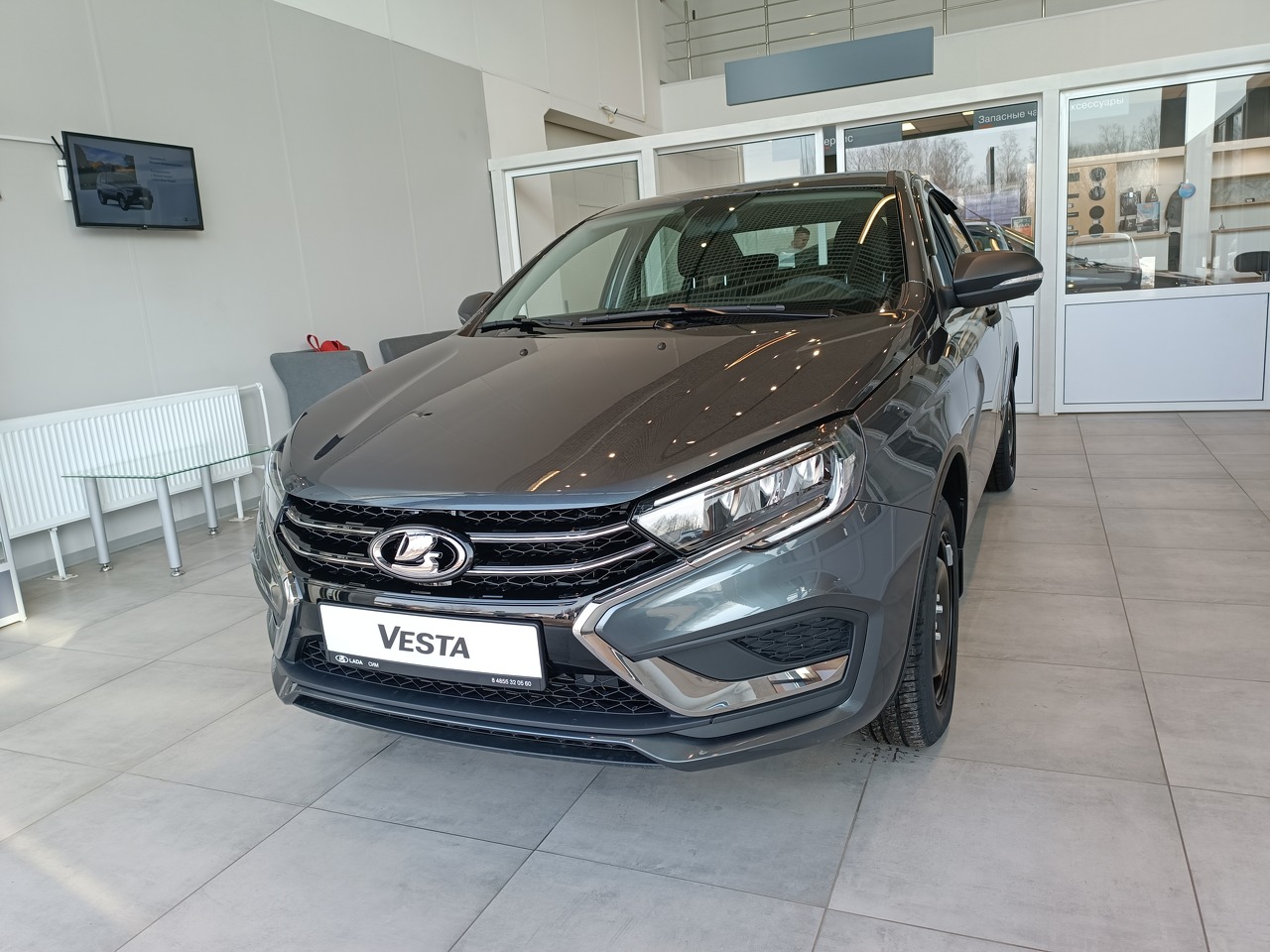 серый Lada (ВАЗ) Vesta 1.6 MT (106 л.с.) 2025