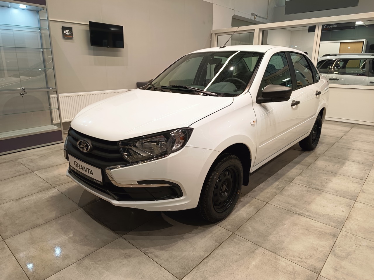белый Lada (ВАЗ) Granta 1.6 MT (90 л.с.) 2025
