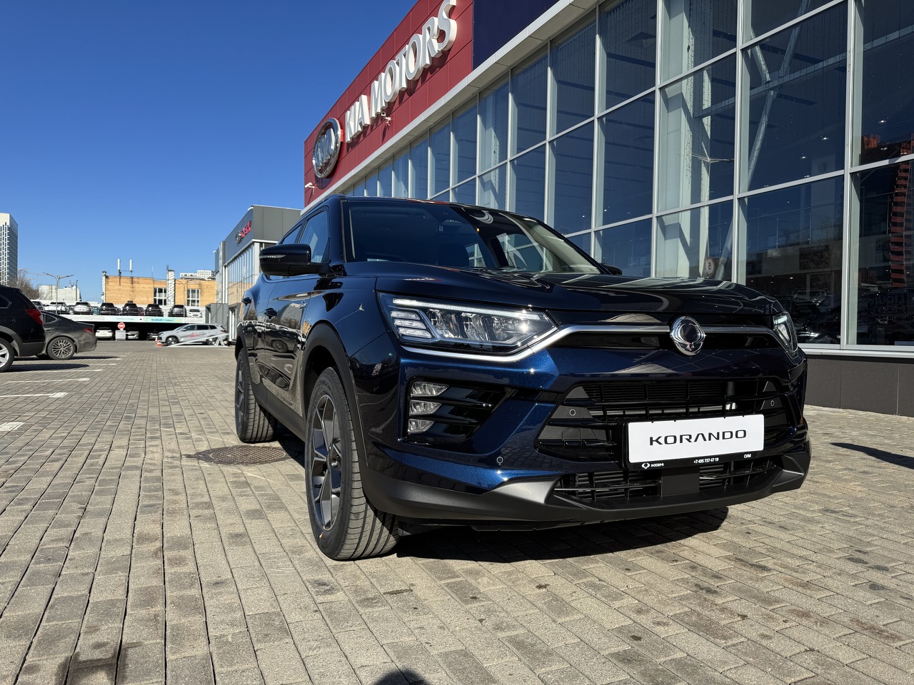 синий KGM Korando 1.5 AT (163 л.с.) 4WD 2025
