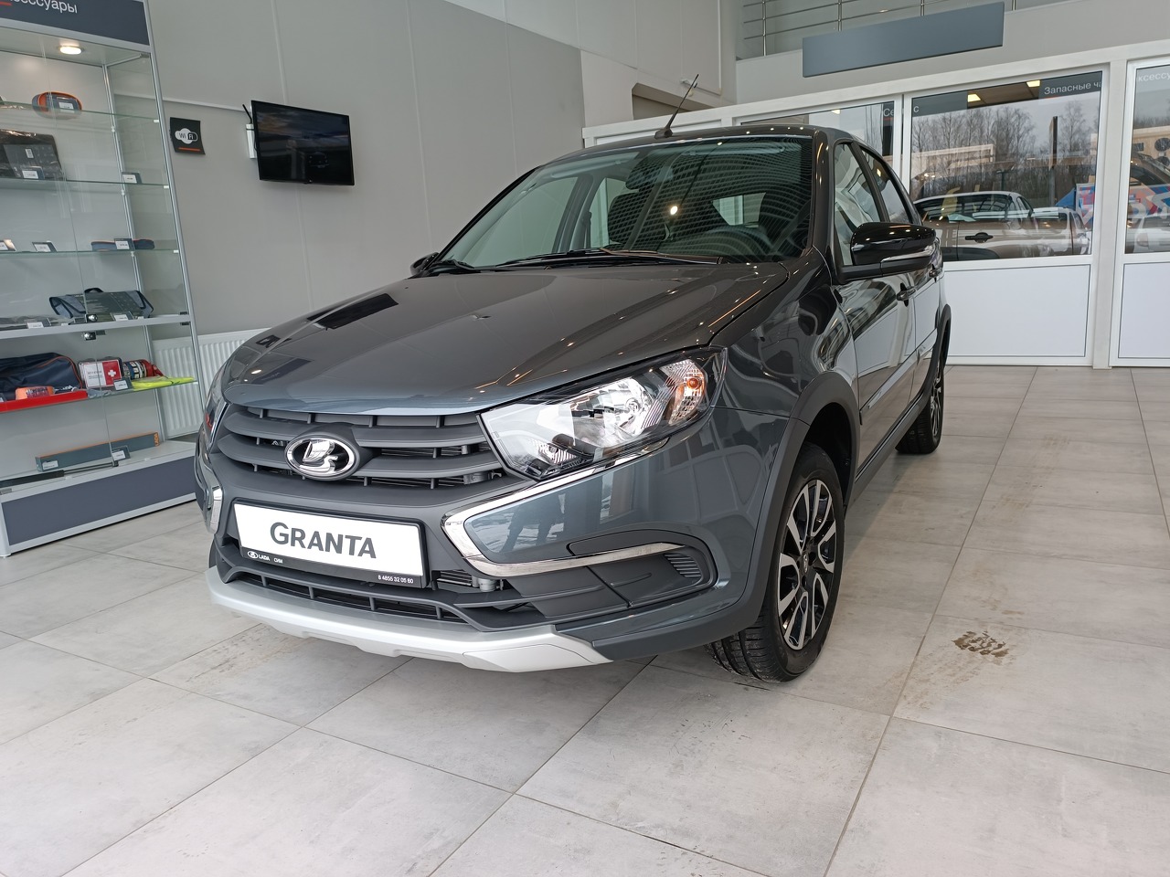 серый Lada (ВАЗ) Granta Active Cross 1.6 MT (90 л.с.) 2025