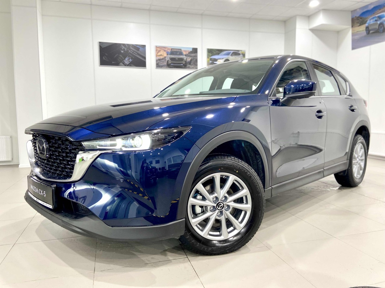синий Mazda CX-5 2.0 AT (155 л.с.) 2025